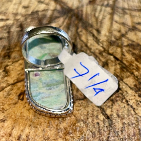 Ruby Fuchsite Ring Size 7 1/4 - Picture 3 of 8